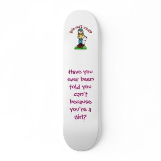 Light Lawn Care Girl Custom Skate Board