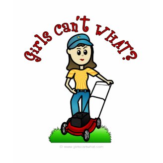 Light Lawn Care Girl T-shirts