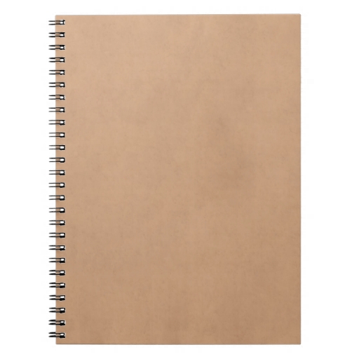 Light Leather Brown Vintage Parchment Paper Spiral Notebooks Zazzle