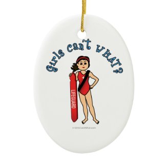 Light LIfe Guard Christmas Ornament