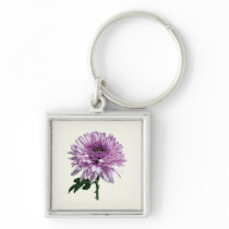 Light Magenta Chrysanthemum keychains
