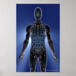 Light map of acupuncture points print