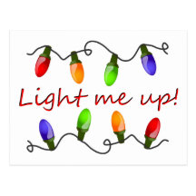 Light me up! post cards