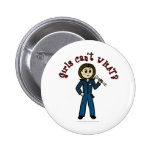 Light Mechanic Girl Buttons