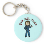 Light Mechanic Girl Key Chain