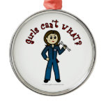 Light Mechanic Girl Ornaments
