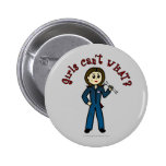 Light Mechanic Girl Pins