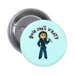Light Mechanic Girl Pins