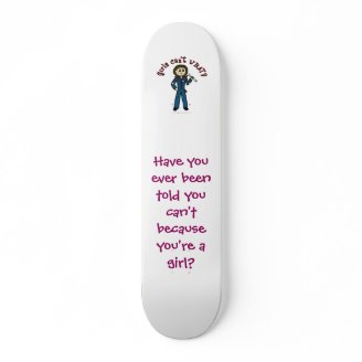 Light Mechanic Girl Skateboard