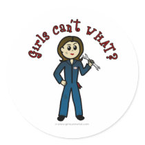 Light Mechanic Girl stickers