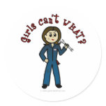 Light Mechanic Girl Stickers