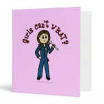 Light Mechanic Girl Vinyl Binder