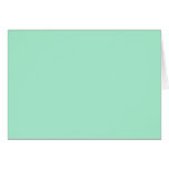 Light Mint Green High End Colored Matching Greeting Card
