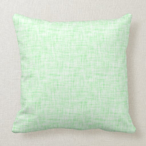 Light Mint Green Linen Look Background Throw Pillows Zazzle
