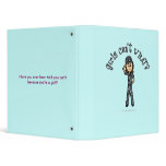 Light Navy Girl binders