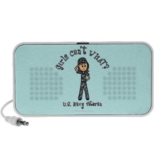 Light Navy Veteran (Blue Camo) iPod Speakers