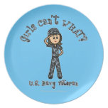Light Navy Veteran (Blue Camo) Plate