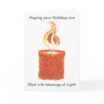 Light of Hope Psalm 27 Greeting Cards