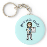 Light Optometrist Girl Keychains