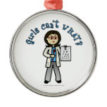 Light Optometrist Girl Ornament