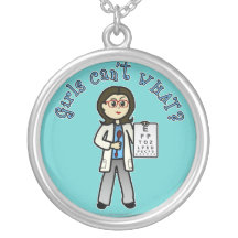 Light Optometrist Girl Pendants