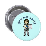 Light Optometrist Girl Pins