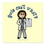 Light Optometrist Girl Print