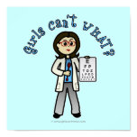 Light Optometrist Girl Print