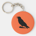 Light Orange Crow Keychain