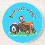 Light Orange Farmer Coasters