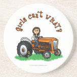 Light Orange Farmer Coasters