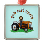 Light Orange Farmer Ornaments