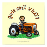 Light Orange Farmer Poster