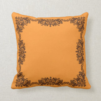 Light Orange Pillows - Decorative & Throw Pillows Zazzle