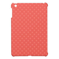 Light orange polka dots iPad mini cases