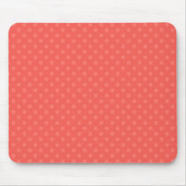 Light orange polka dots mousepad