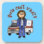 Light Paramedic Girl Coaster