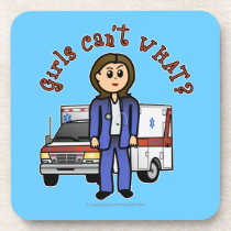 Light Paramedic Girl Coaster