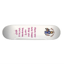 Light Paramedic Girl Custom Skateboard