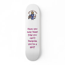 Light Paramedic Girl Custom Skateboard