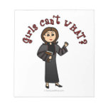 Light Pastor Girl Memo Note Pads