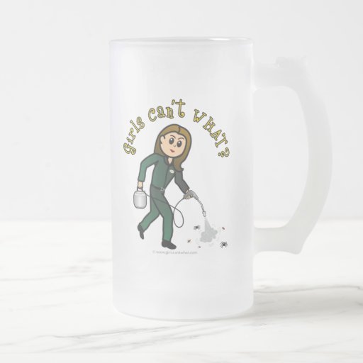 Light Pest Control Girl Coffee Mugs