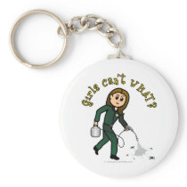 Light Pest Control Girl keychains