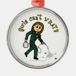 Light Pest Control Girl Ornament