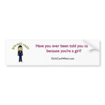 Light Pilot Girl bumper stickers