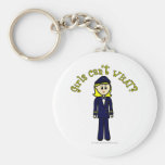 Light Pilot Girl Key Chains