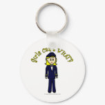 Light Pilot Girl Keychains