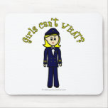 Light Pilot Girl Mousepad