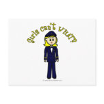 Light Pilot Girl Postcards