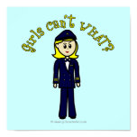 Light Pilot Girl Print